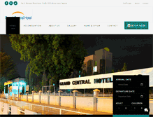 Tablet Screenshot of grandcentralhotelkano.com